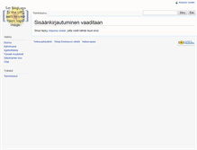 Tablet Screenshot of mediawiki01.internetix.fi
